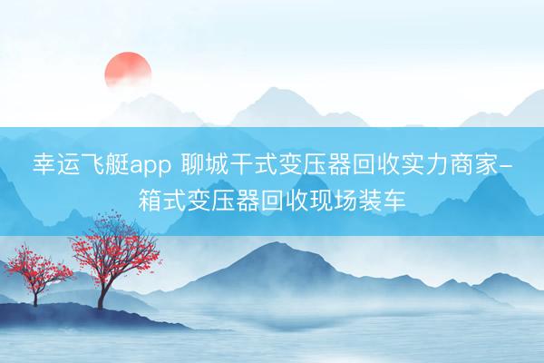 幸运飞艇app 聊城干式变压器回收实力商家-箱式变压器回收现场装车